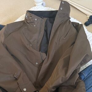 Banana Republic Men's Dark Brown Raincoat